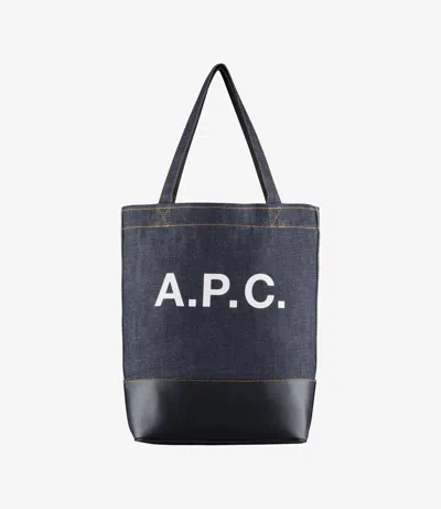 APC AXELLE TOTE BAG ONE SIZE DARK NAVY