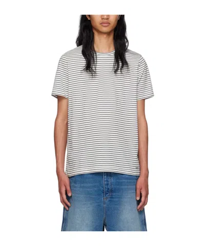 Apc Aymeric Striped Cotton T-shirt In Multicolor
