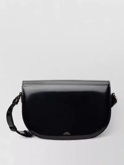 Apc B Side Small Leather Shoulder Bag