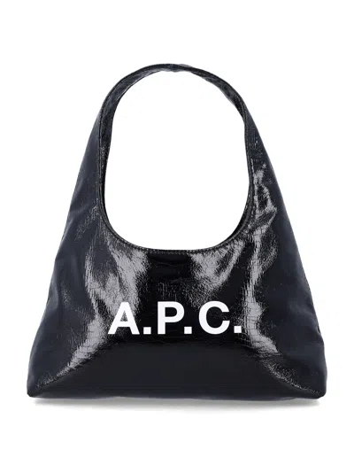 Apc A.p.c. Baby Ninon Black Shoulder Bag