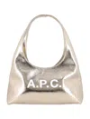 Apc A.p.c. Baby Ninon Shoulder Bag In Gold