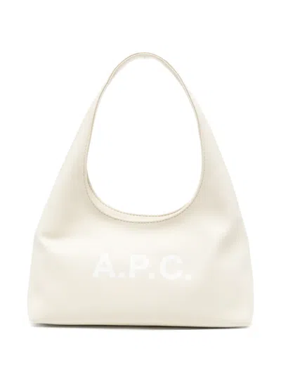 Apc Baby Ninon Logo-detail Tote Bag In Neutral