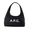 Apc A.p.c. Baby Ninon Shoulder Bag - Synthetic - Black In Black