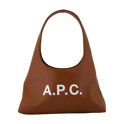 Apc A.p.c. Baby Ninon Shoulder Bag - Synthetic - Brown