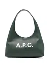 A.p.c. A. P.c. Mini Structured Tote Bag In Green