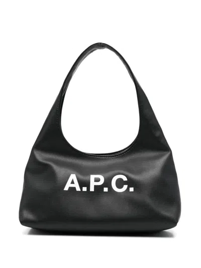 Apc A.p.c. "baby Ninon" Shoulder Bag Bags In Black