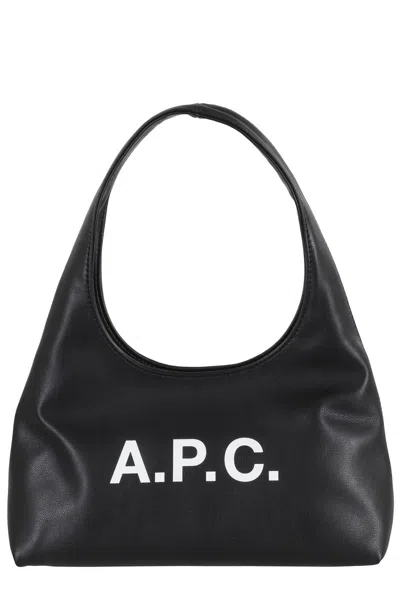 Apc A.p.c. Baby Ninon Shoulder Bag In Black