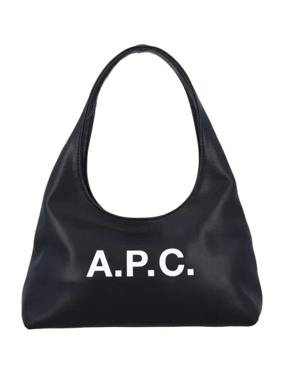 Apc A.p.c. Baby Ninon Shoulder Bag In Black