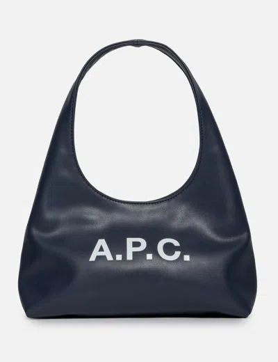 A.p.c. Baby Ninon Shoulder Bag In Blue/蓝色/藍色/블루/ブルー