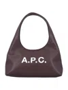 Apc Mini Ninon Handbag Top Handle In Brown