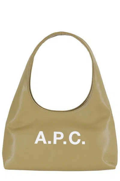 Apc A.p.c. Baby Ninon Shoulder Bag In Green