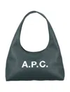 A.p.c. A. P.c. Mini Structured Tote Bag In Green