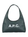 A.p.c. A. P.c. Mini Structured Tote Bag In Green