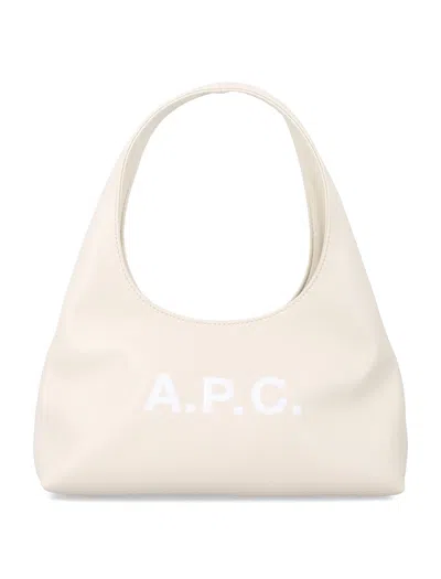 Apc A.p.c. Baby Ninon Shoulder Bag In Neutral