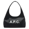 Apc A.p.c. Black Bag With Magnetic Fastening In Pink