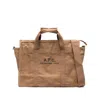 Apc Recuperation Gym Logo-detail Tote Bag In Brown