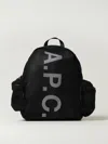 Apc Backpack Men A.p.c. In Black