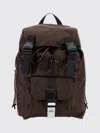 A.p.c. Brown Trek Technical Backpack In Red