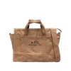Apc Recuperation Gym Logo-detail Tote Bag In Brown