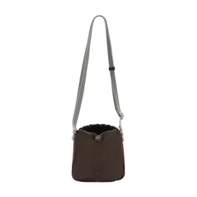 A.p.c. Adjustable Strap Backstage Crossbody In Brown