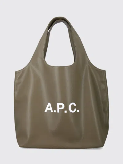 Apc Bag Men A.p.c. In Green