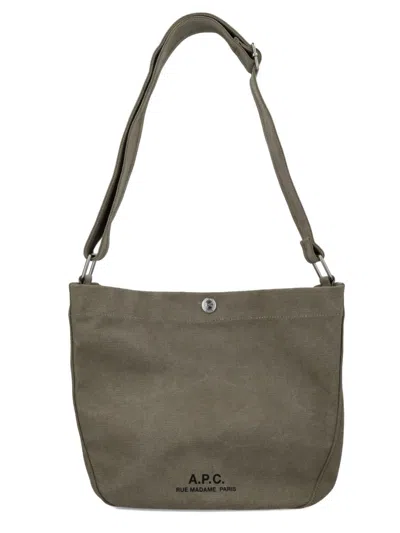Apc Bag Besace Journal In Green