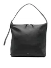 Apc A.p.c. Vera Maxi Smooth Leather Bag In Black