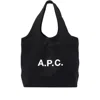 Apc A.p.c. Ninon Canvas Tote Bag In Black
