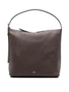 Apc A.p.c. Vera Leather Shoulder Bag In Brown