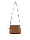 A.p.c. A. P.c. Ninon Drawstring-fastening Shoulder Bag In Brown