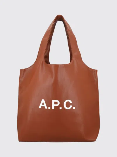 A.p.c. A. P.c. Bag Men Color Leather In Brown