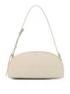A.p.c. A. P.c. Adjustable-strap Half-moon Shoulder Bag In Neutral