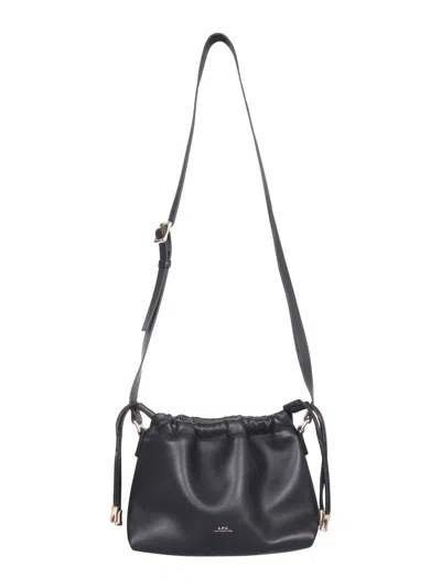 Apc A.p.c. Ninon Mini Shoulder Bag In Black