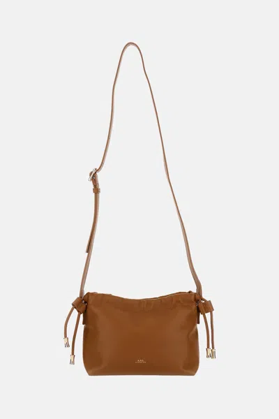 Apc Bag Ninon Mini In Brown