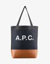 Apc Medium Logo-detail Denim Tote Bag