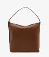 Apc Sac Vera Grain Leather Tote Bag In Brown