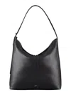Apc Vera Black Shoulder Bag With Embossed Logo Lettering On The Front And Adjustable Shoulder Strap In L
