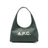A.p.c. A. P.c. Mini Structured Tote Bag In Gray