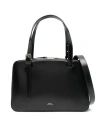 Apc A.p.c. Black Shoulder Bag With Versatile Carrying Options In Black