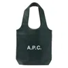Apc A.p.c. Ninon Small Shopper Bag In Green
