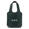 Apc A.p.c. Ninon Small Shopper Bag In Green