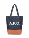 Apc Medium Logo-detail Denim Tote Bag