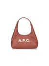 Apc Baby Ninon Logo-print Shoulder Bag In Pink