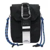 Apc A.p.c. Black Fabric Trek Crossbody Bag In Black
