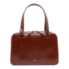 Apc A.p.c. Structured Shoulder Bag With Top Zip Closure