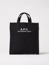 Apc A.p.c. Men Recuperation Shopping Bag In Black