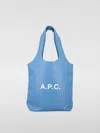 Apc A.p.c. Ninon Small Tote Bag In Blue