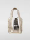 Apc A.p.c. Ninon Small Tote Bag In Gold