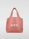 Apc A.p.c. Ninon Tote Bag In Pink