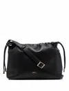 Apc A.p.c. Sac Ninon Mini Bags Recycled Material With Leather Effect In Black